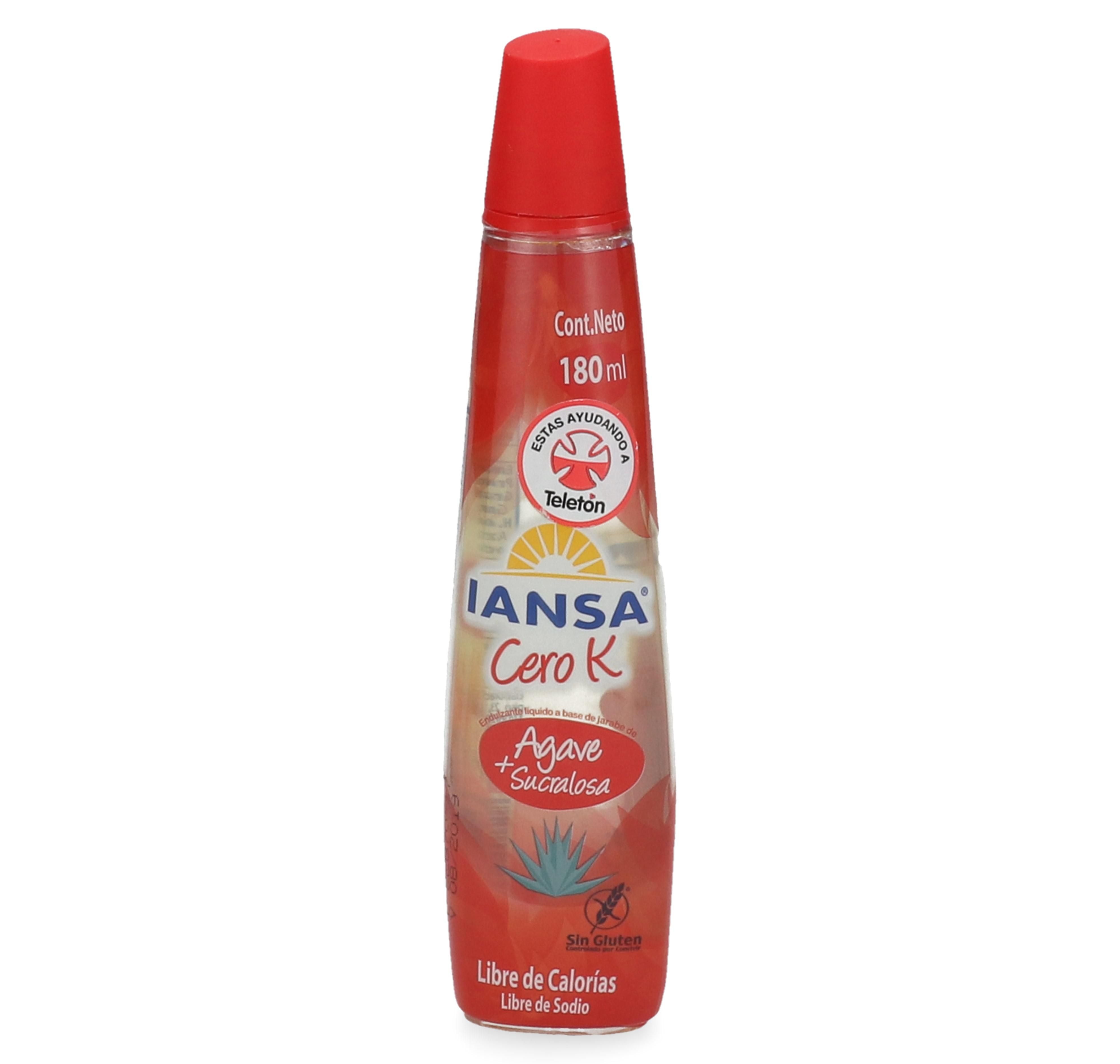Endulzante Líquido Agave Cero K 180 Ml