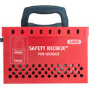 Caja Bloqueo Grupal B835 Acero Rojo