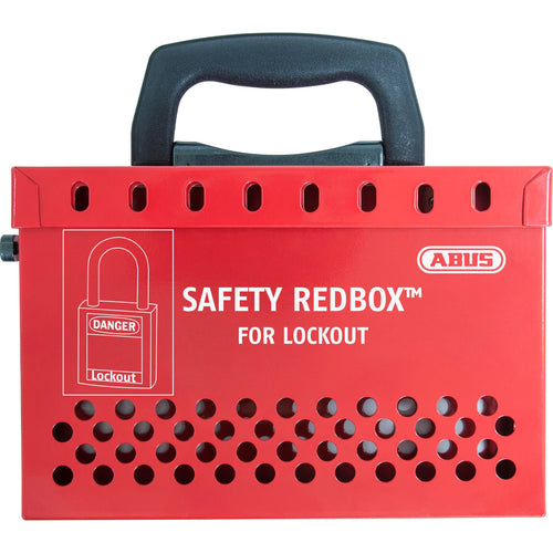 Caja Bloqueo Grupal B835 Acero Rojo