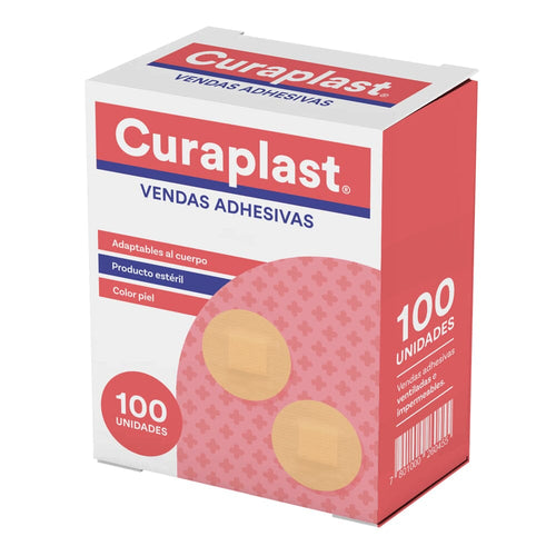 Vendas Adhesivas Spot 100 Unidades CURAPLAST 