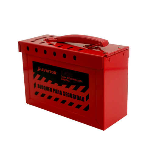 Caja de Bloqueo Grupal A498 Imp Rojo
