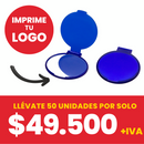 Espejo Economico De Bolsillo ( Azul, Impresion Full Color)