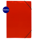 Carpeta Elástico Cartulina Rojo