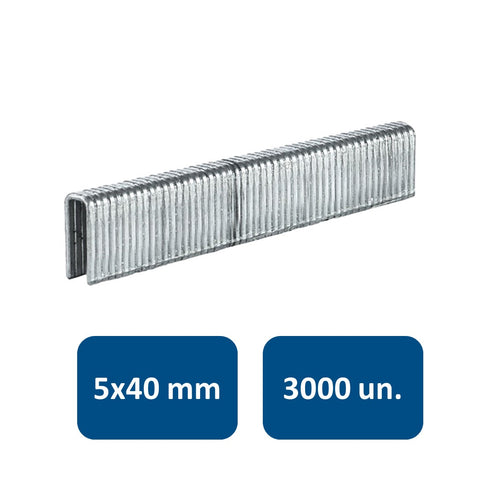 Grapas DTA 25/2 3000un 5x40mm - Einhell