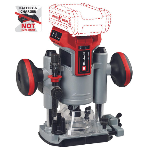 Fresadora Recortadora inalambrica 18V sin bateria PXC TP-RO 18 Li BL - Solo - Einhell