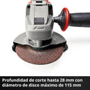 Esmeril Angular Inalambrico 18V Expert Sin Bateria PXC TE-AG 18/115-2 Li-Solo - Einhell
