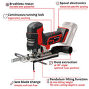 Sierra caladora inalambrica 18V Professional Brushless sin bateria PXC TP-JST 18/135 Li BL - Einhell