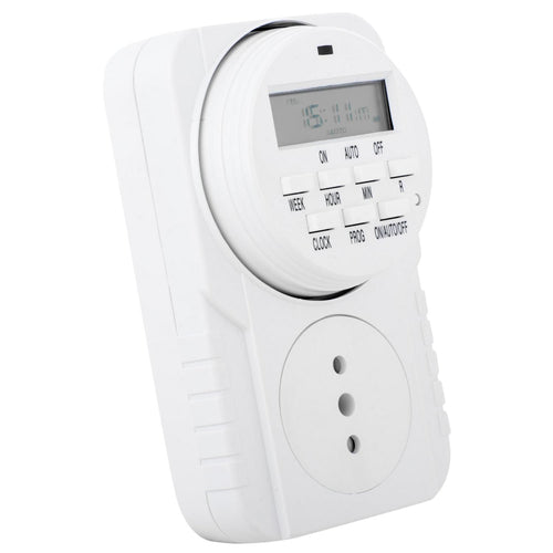 Timer Digital Enchufable Semanal Y Diario Programable