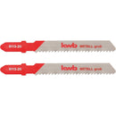 Hojas de sierra caladora para metal TE118B (Diente 2mm) 2un. - KWB