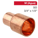 Copla Cobre So 3/4" X 1/2" 1U