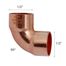 Codo Cobre So 1/2" 1U