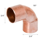 Codo Cobre So 3/4" 1U