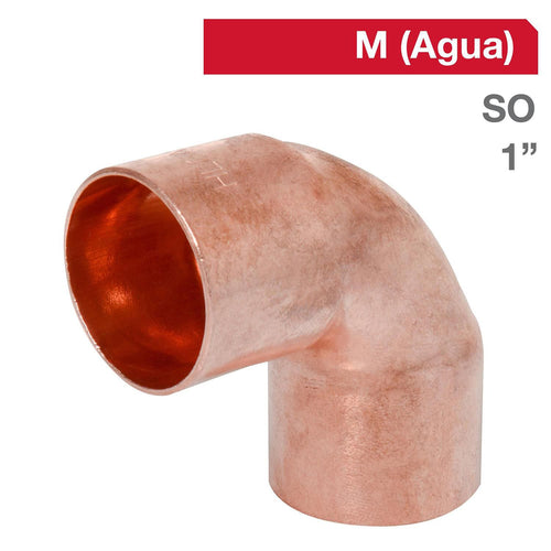 Codo Cobre So 1" 1U