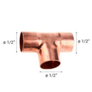 Tee Cobre So 1/2" 1U