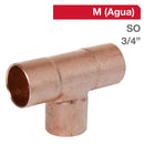 Tee Cobre So 3/4" 1U