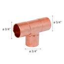 Tee Cobre So 3/4" 1U