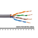 Cable Utp Categoria 5E Unifilar Gris Metro Lineal