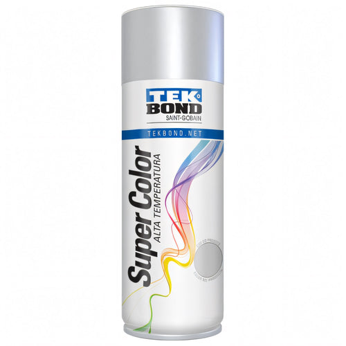 Pintura Spray 400ml Alta Temperatura Aluminio - TEKBond
