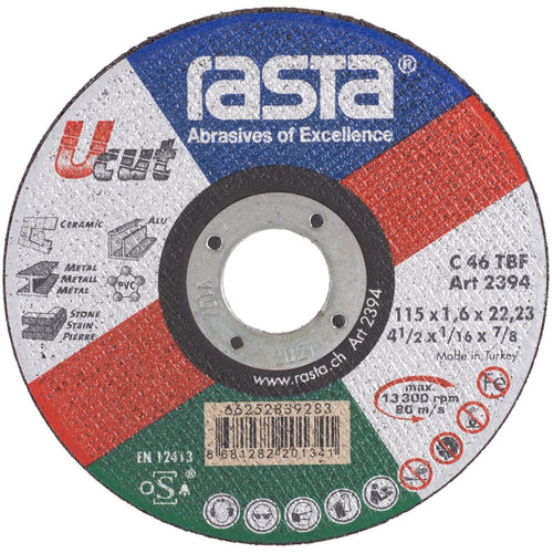 Disco De Corte Universal 4 ½" oxido De Aluminio