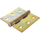 Set Bisagras L84 2,5"X2,5" Zincado 2 Un