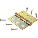 Set Bisagras L84 2,5"X2,5" Zincado 2 Un