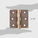 Set Bisagras L84 2,5"X2,5" Zincado 2 Un