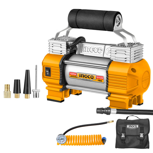 Compresor De Aire Para Auto 13.5V/120Psi Ingco Aac2508