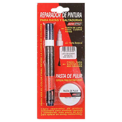 Reparador De Pintura Para Auto Con Pasta Pulir