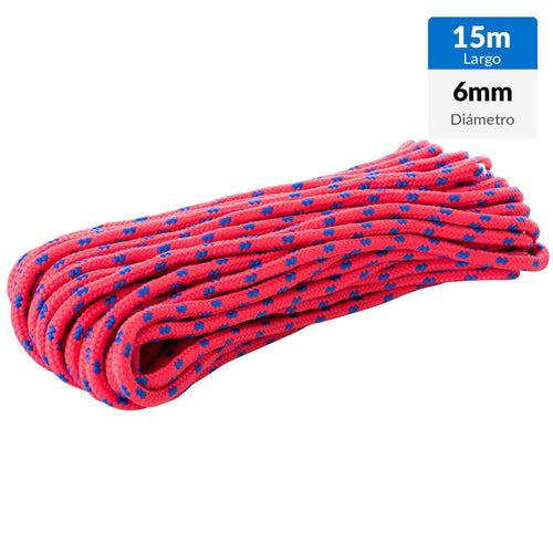 Cuerda De Polipropileno Torcido 6 Mm X 15 M
