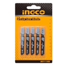 Set Hojas De Sierra Caladora 5 Piezas Metal Ingco Jbt118B
