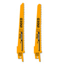 Set Hojas De Sierra Sable Para Madera 2 Piezas Ingco Ssb644D