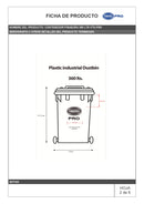 Contenedor Para Basura 360 Lt