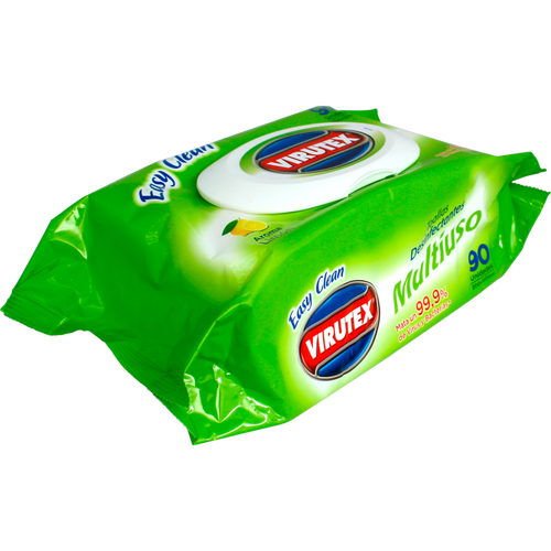 Toallitas Desinfectante Multiuso Limón 90 Un