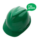 Casco MSA V-Gard Green ROJO