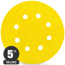 Disco Lija Velcro 8 Perforaciones 5" Grano 40 - Sia