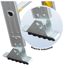 Escalera Telescopica Aluminio 16 Peldaños 150 Kg Magna
