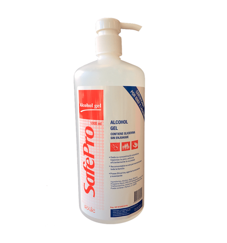 Alcohol Gel 1000 ml con glicerina