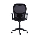 Silla Escritorio Q3 Ergonomica Respaldo Alto Con Brazo Negro