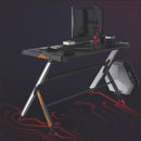 Escritorio Gamer Macrotel Deluxe RGB Aluminio LED - Macrotel