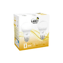 Ampolletas Led E27 luz calida 3000K 9W Kit 2un - Macrotel