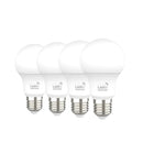 Ampolletas Led E27 luz fria 6500K 9W Kit 4un - Macrotel