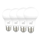 Ampolletas Led E27 luz calida 3000K 9W Kit 4un - Macrotel