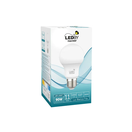 Ampolleta Led E27 luz fria 6500K 11W - Macrotel
