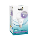 Ampolleta Led E27 luz fria 6500K con sensor de movimiento para encendido automatico 7W - Macrotel