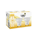 Ampolletas Led GU10 luz calida 3000K 5W Kit 2un - Macrotel