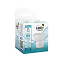 Ampolleta Led GU10 luz fria 6500K 6W - Macrotel