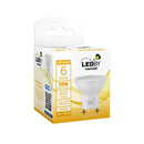 Ampolleta Led GU10 luz calida 3000K 6W - Macrotel