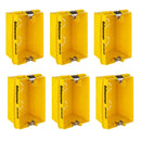 Set De Cajas De Distribucion Embutidas 106X71 Mm 6 Unidades