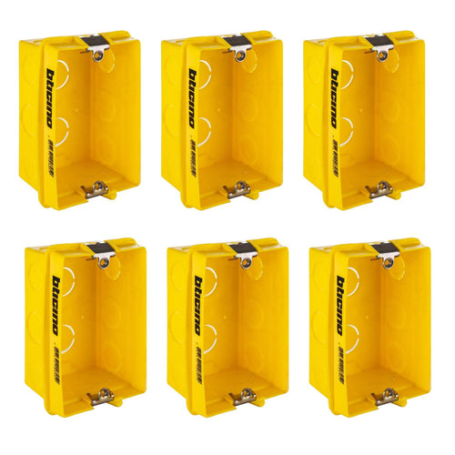 Set De Cajas De Distribucion Embutidas 106X71 Mm 6 Unidades