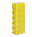 Set De Cajas De Distribucion Embutidas 106X71 Mm 6 Unidades